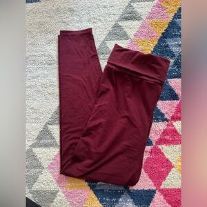 Hatch Collection, The Ultimate Before, During & After Legging, Burgundy, Size S